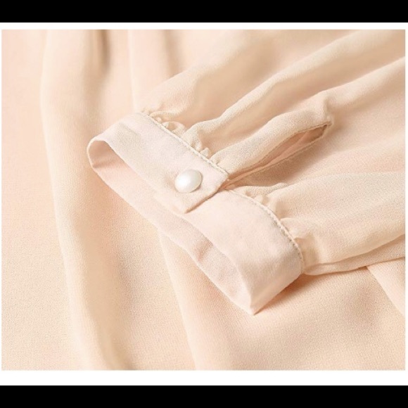 💕DJT Womens Korean Style Pleated Loose Blouse Top - Picture 4 of 8